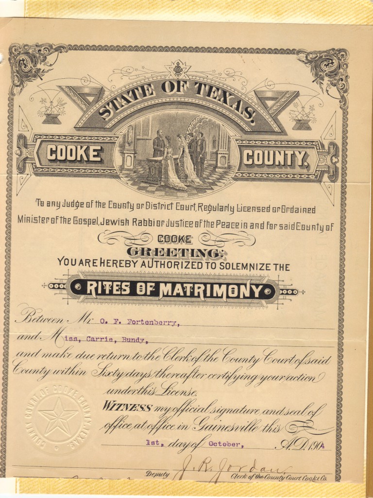 Aubrey-Sloan-Carrie-Bundy-marriage-license